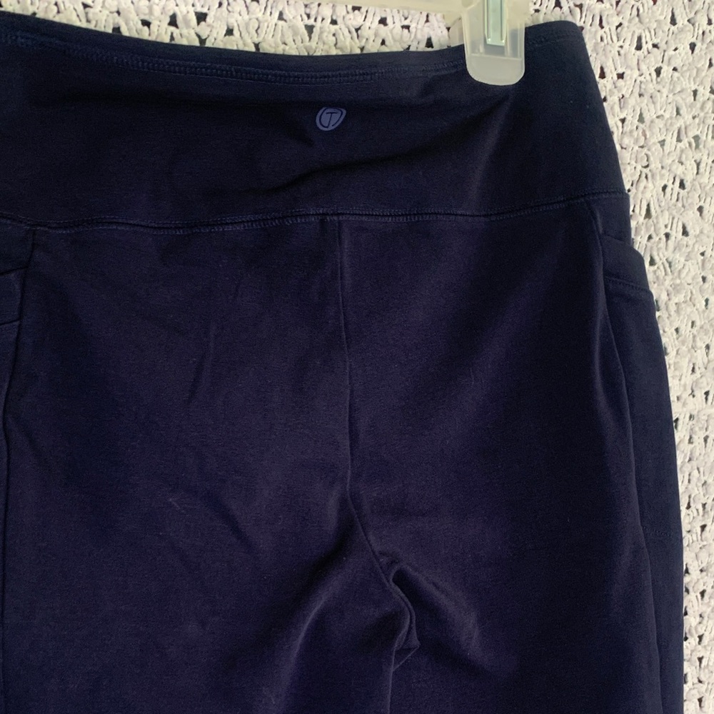 Talbots  Navy High-Waist Ponte Leggings with Side Pockets - Picture 4 of 6
